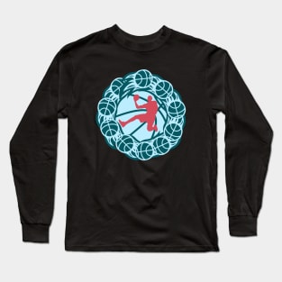 Spinning Basketballs Long Sleeve T-Shirt